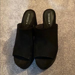 H&M platform clogs